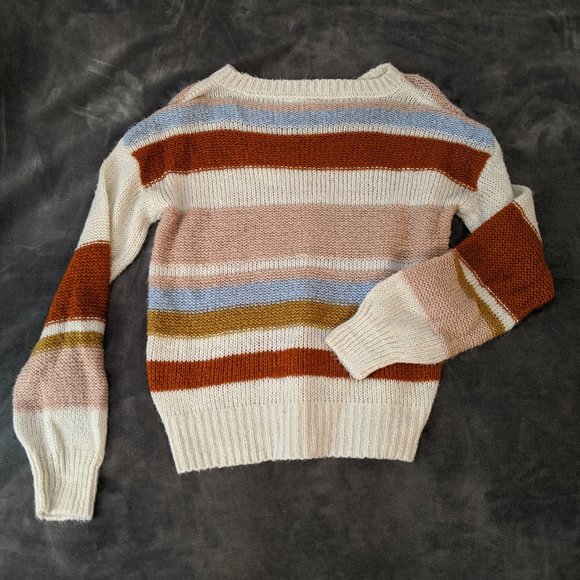 Striped Sky & Sparrow Sweater - Picture 1 of 3